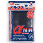 KMC Small Sleeves - Alpha Mini Black (50 Sleeves)