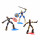 Marvel Avengers – Bend and Flex Pack 3 Figuren – Taskmaster vs Iron Man & Captain America