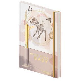 Pyramid International Bambi Notizbuch, A5, mit Stifthalter und, 240 Seiten, SR73870