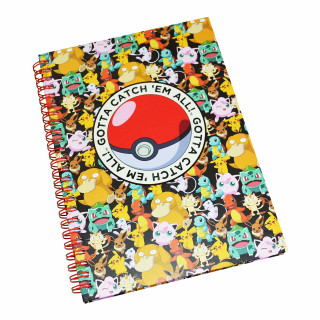 Pokémon A5 Notizbuch | Spiralbindung | Hardcover | Streetwise