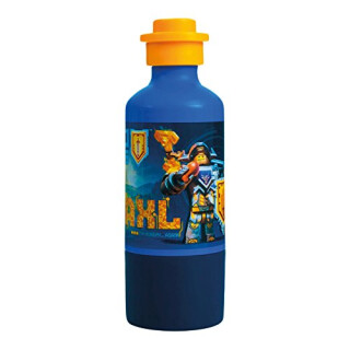 LEGO NEXO KNIGHTS Trinkflasche mit Becher, Trinkflasche, 350 ml, blau