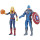 Avengers Marvel Endgame Captain America & Captain Marvel 2 Pack Characters from Marvel Cinematic Universe Mcu Movies