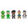 Tube Heroes 10176 Mini Figures (Pack of 5)