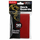 BCW Deck Guard - Double Matte - Red