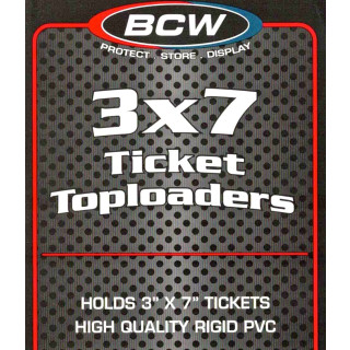BCW 3x7 - Ticket Topload Holder