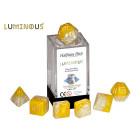 Halfsies Dice - Luminous (Poly 7 set) - English