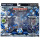 Monsuno Kampf – 4 Figuren + 4 Kapseln + 12 Karten – core-tech VS s.t.o.r.m. – Laden 03/Glowblade 12/rccoshot 11/Black Bullet 05