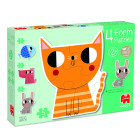 GOULA 4 Formen-Puzzles