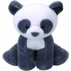 TY 82165 Mittens, Panda grau 17cm, Baby, schwarz/Weiss