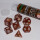 Blackfire Dice - 16mm Role Playing Dice Set - Wild Brown (7 Dice)