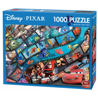King 5265 Disney Pixar Movie Magic Jigsaw Puzzle 1000-Piece, 68 x 49 cm