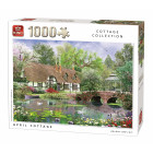 Puzzle 1000 pieces Teile April Cottage