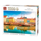King 5704 Dänemark Puzzle Nyhavn, 68 x 49 cm, 1000...
