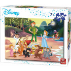King 55913 Disney Peter Pan Puzzle 500 Teile, Blauer Karton
