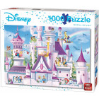 King 55917 Disney Magical Palace Puzzle 1000 Teile, Blau...