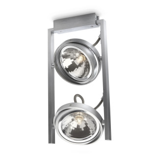 Philips myLiving Aufbauspot, mit 60 W, inklusive Leuchtmittel, 2-flammig 530624816