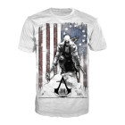 Assassins Creed 3 -XL- Flag and Connor, weiss