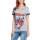 Spider-Man Comic Style Girl-Shirt grau meliert S