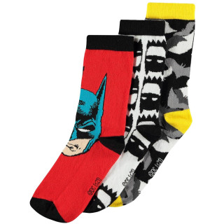 Difuzed Warner - Batman - Crew Socks (3Pack) - 39/42