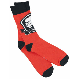 Difuzed Star Wars - Black / Red Socks With Storm Trooper Logo - 39/42