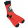 Difuzed Star Wars - Black / Red Socks With Storm Trooper Logo - 39/42