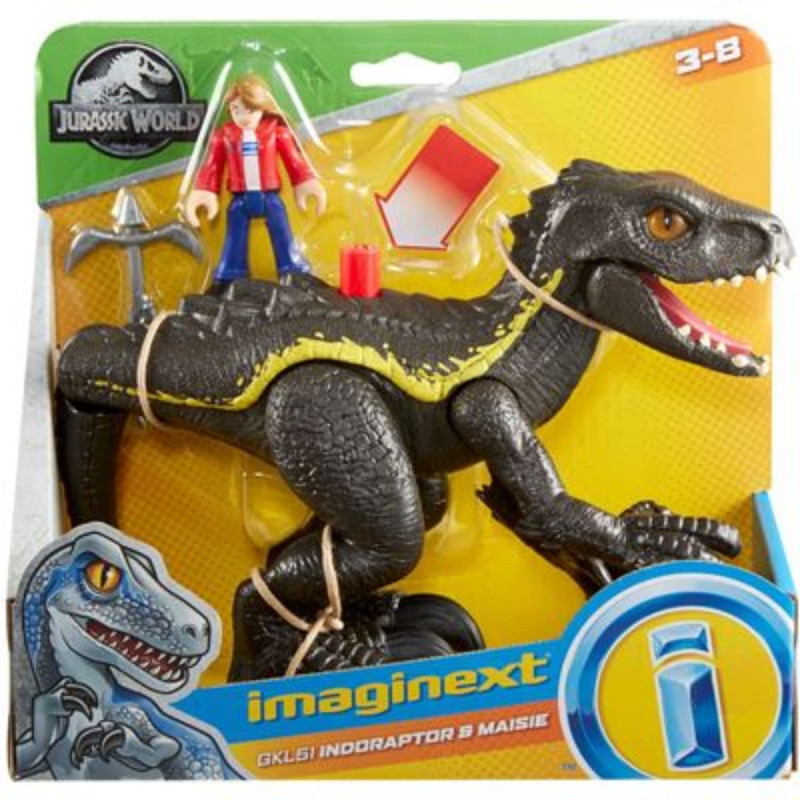 Jurassic World Indoraptor Extreme Attack Figur – Hybrid-Dinosaurier Mit Licht- Und Soundeffekten, Riesigen Krallen, Abnehmbarem Helm – Interaktives Spielzeug Für Dino-Fans Ab 4 Jahren, Inkl. AR-Funktion