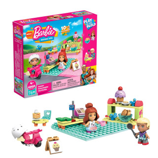 MEGA Construx GWR32 - Barbie Bäckerladen GWR32, Bauspielzeug für Kinder, ab 4 Jahren