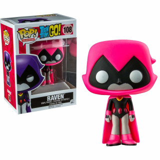 Funko POP! TV - Teen Titans Go! - Raven (Pink Limited) Vinyl Figure 10cm