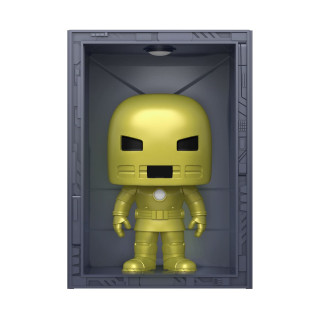 Funko Pop! Deluxe: Marvel Hall of Armor: Iron Man Model 1 Golden Armor (Mettalic) (PX Previews Exclusive) #1035 Bobble-Head Vinyl Figure