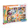 Clementoni 27539 Glitter Puzzle 44 Cats – Puzzle 104 Teile ab 6 Jahren, farbenfrohes Kinderpuzzle mit Glitzereffekt, Geschicklichkeitsspiel für Kinder
