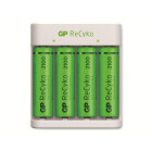 GP Batteries E411 + 4x ReCyko+ Mignon USB Ladegeraet...