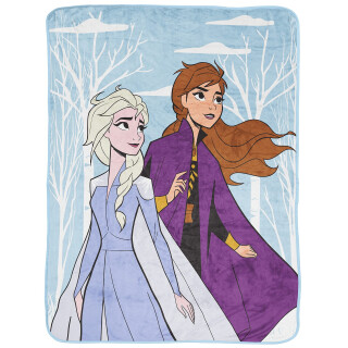 Jay Franco Disney Frozen Schwestern zusammen 130cm x 150cm superweiche Decke