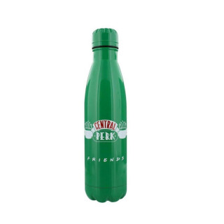 Friends Trinkflasche Central Perk grün, bedruckt, aus Edelstahl, Fassungsvermögen ca. 500 ml..