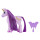 MGAs Dream Bella 14 cm kleines Einhorn – Lavendel, lila Einhorn für Modepuppen, tolles Geschenk, Spielzeug für Kinder ab 3 4 5 Jahren