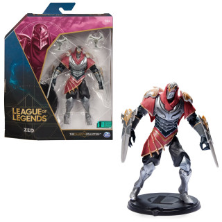 League of Legends - 15cm Zed Deluxe-Sammelfigur mit 2 Shuriken und Ausstellungssockel