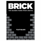 Legion - Brick Sleeves - Flat Black (100 Sleeves)