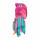 My Doodles Kleinkinderrucksack Kindergartenrucksack Kinderrucksack mit Kapuze, Schultergurte, Brustgurt und Abnehmbaren Walker Zügeln Sicherheitsgeschirr - Eule Pink