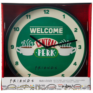 FRIENDS Wanduhr, 25 x 25 cm