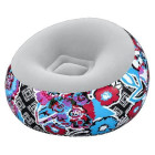 Bestway Inflate-A-Chair Luftsessel Graffiti 112 x 112 x...