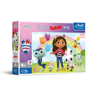 Junior Super Shape XXL Puzzle 60 Teile - Gabbys Dollhouse