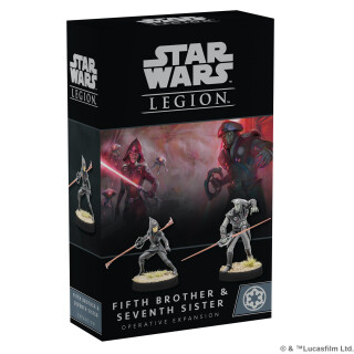 Star Wars: Legion Fifth Brother and Seventh Sister Operative Expansion - Tabletop Miniaturen Spiel, Strategiespiel für Kinder und Erwachsene, ab 14 Jahren, 2 Spieler, 3 Stunden Spielzeit, hergestellt