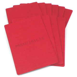10 Docsmagic.de Premium Deck Divider for Storage Flip Tray Box Red - Kartentrenner Rot