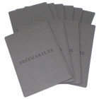 10 Docsmagic.de Premium Deck Divider for Storage Flip Tray Box Silver - Kartentrenner Silber