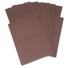 10 Docsmagic.de Premium Deck Divider for Storage Flip Tray Box Brown - Kartentrenner Braun