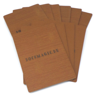 10 Docsmagic.de Premium Deck Divider for Storage Flip Tray Box Gold - Kartentrenner Gold