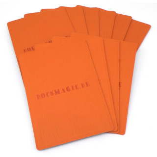 10 Docsmagic.de Premium Deck Divider for Storage Flip Tray Box Orange - Kartentrenner