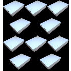 10x Docsmagic.de 4-Row Trading Card Storage Box - Holding...