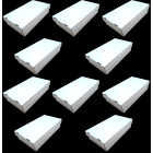 10x Docsmagic.de 3-Row Trading Card Storage Box - Holding...