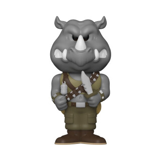 Funko Vinyl SODA, Teenage Mutant Ninja Turtles (TMNT), Rocksteady, 1/6 Chance auf seltene Verfolgungsjagd-Variante, TMNT 1990, Sammelfigur, Geschenkidee, Offizielle Merchandise, Filme Fans