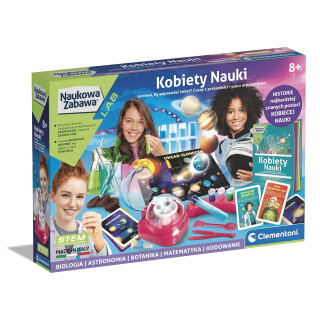Clementoni - 50707 - Wissenschaftliche Fun Lab Frauen Lernmittel für Kinder ab 8 Jahren Version Polen